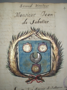 sabatier Directeur de L'Académie, Sabatier
