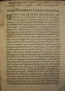 Lettre patente du Roy page une